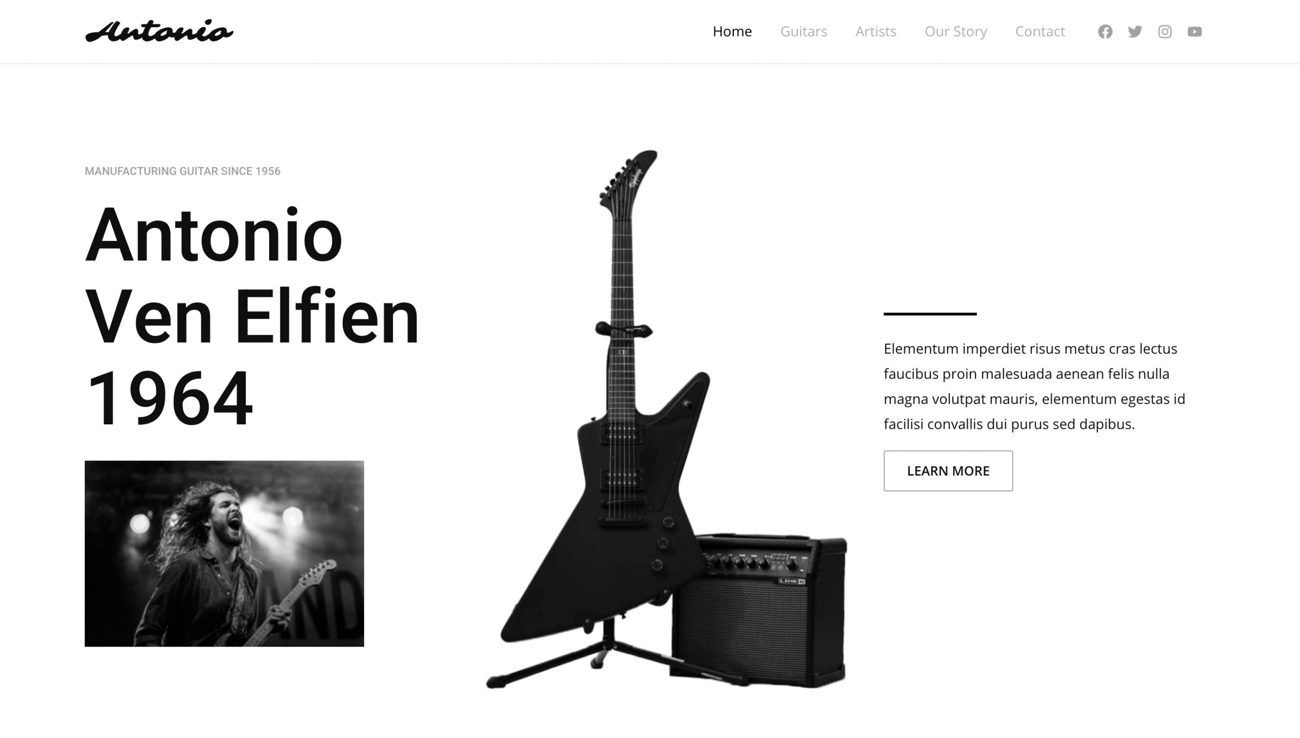 Gutenberg Templates - Musical Instruments