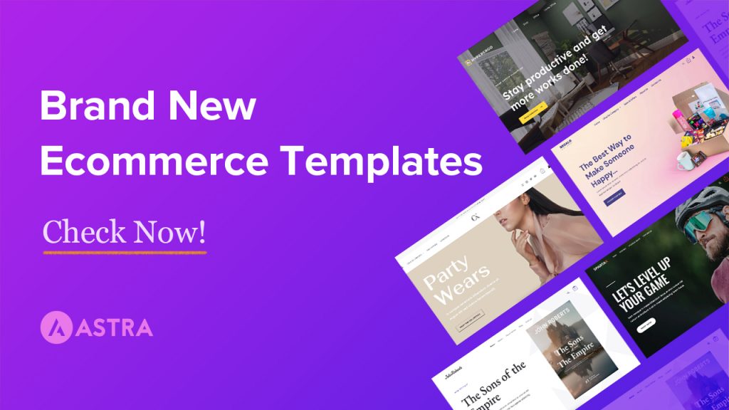 Stunning New Elementor Templates for Online Stores