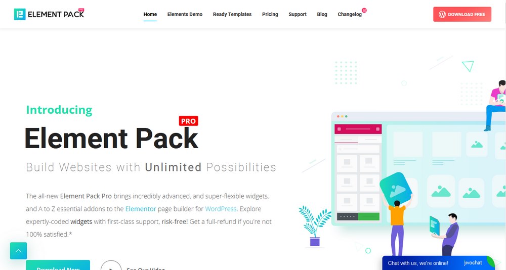 Element pack WordPress plugin