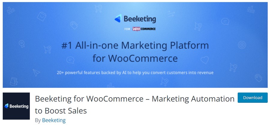 beeketing for woocommerce plugin