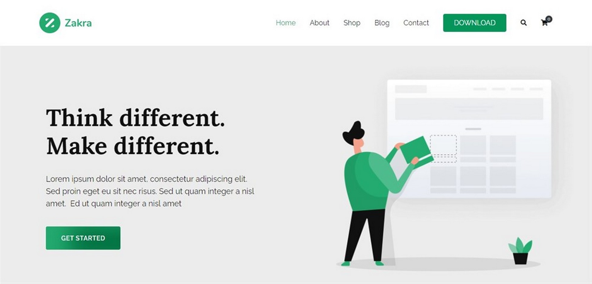 Zakra WordPress theme