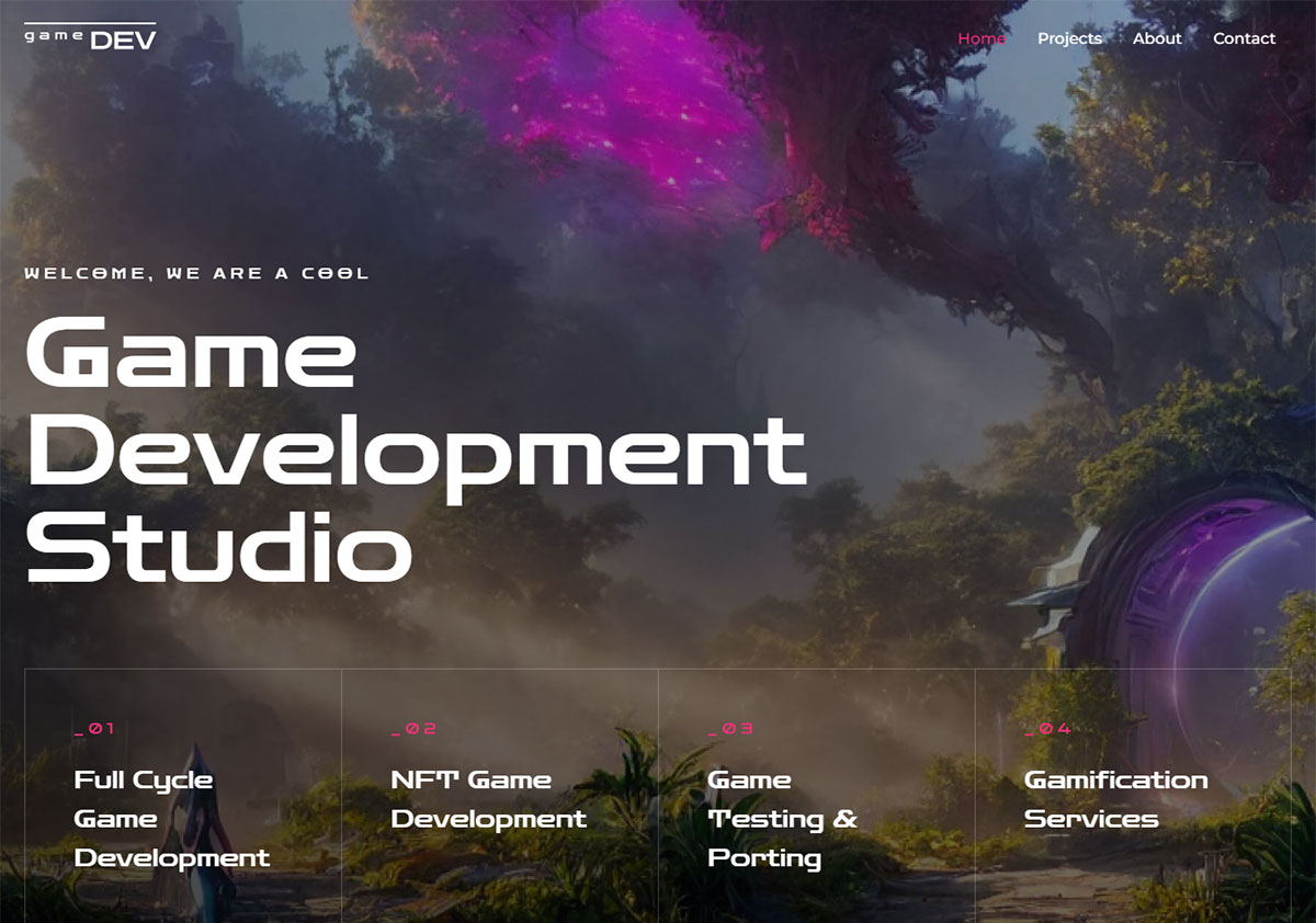 Astra Game Dev Studio template