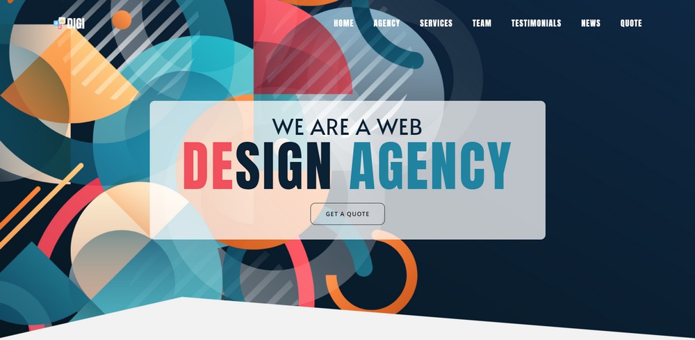 OceanWP design agency template