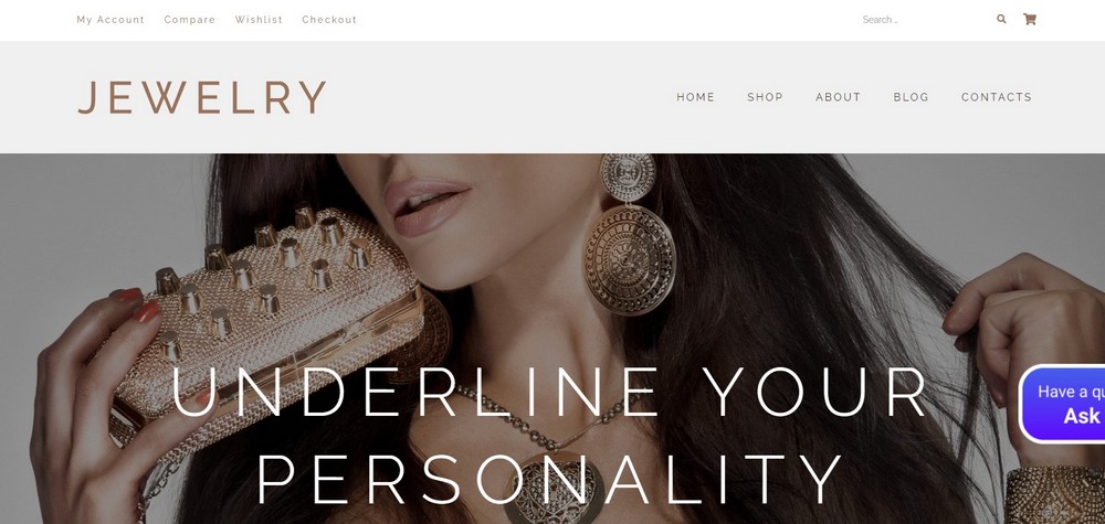 jewelry wordpress themes for jewelry designers