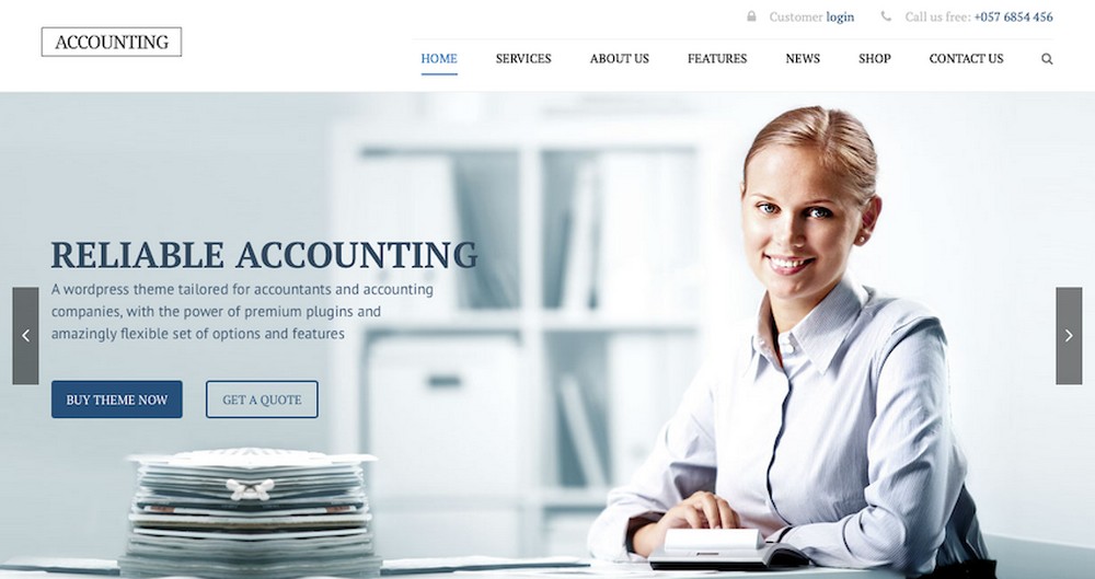 Reliable Accounting theme