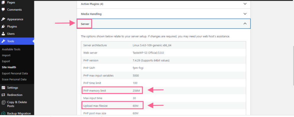 toos-site-health-info-server