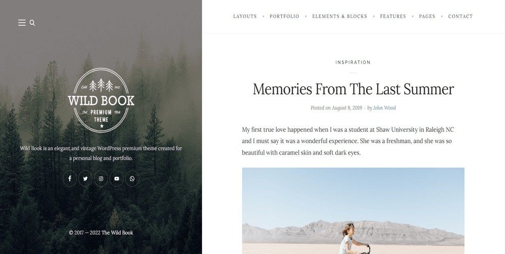 Wildbook WordPress theme 