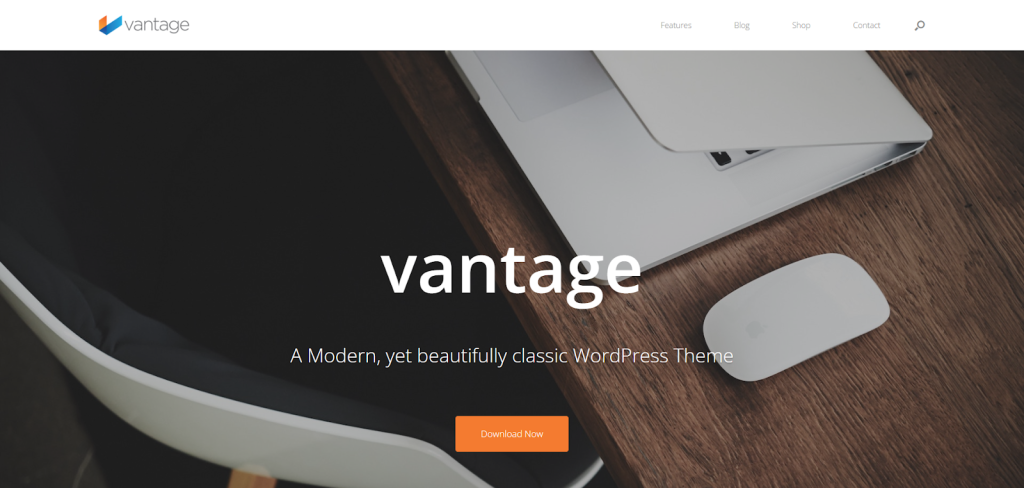 vantage website demo template