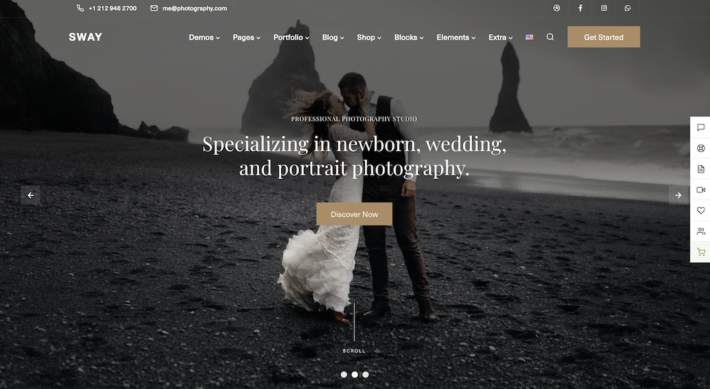 Sway WordPress theme