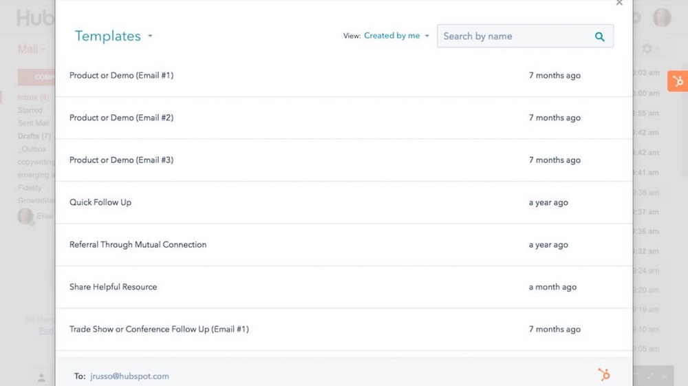 Email templates by HubSpot