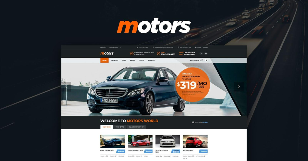 Motors WordPress theme