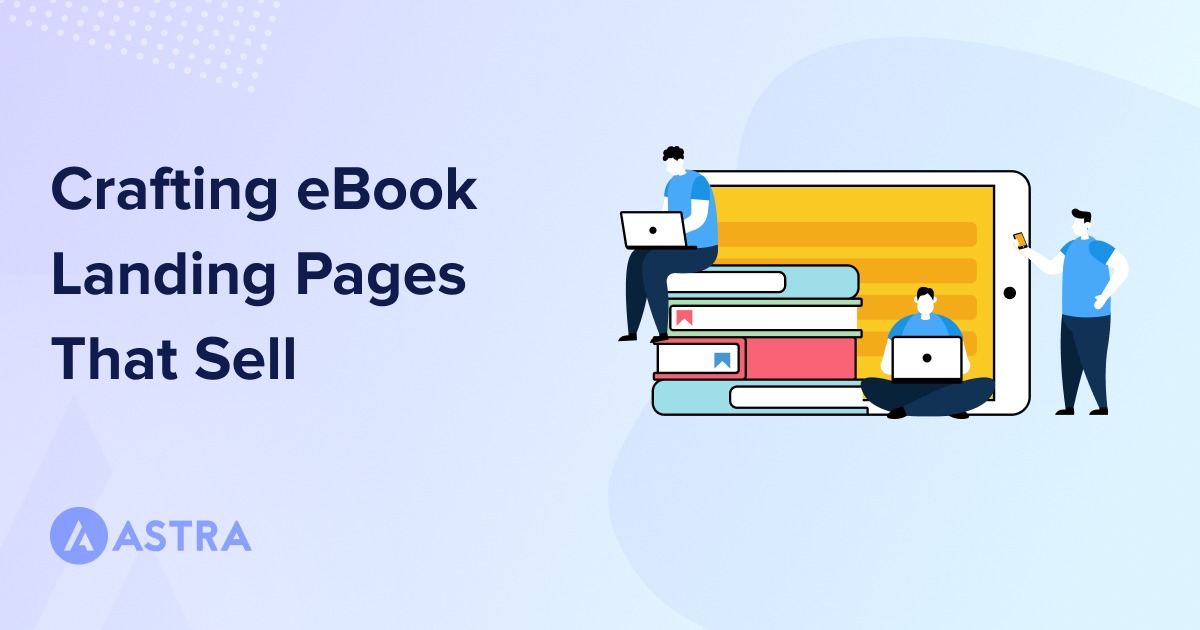 How to create a landing page for eBook