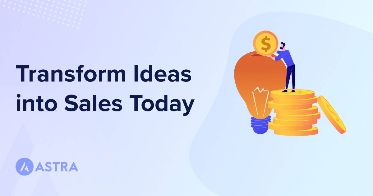 Ideas into sale